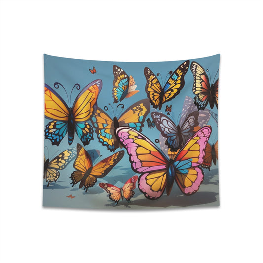 "Whimsical Flutter" Fitness Wall Tapestry